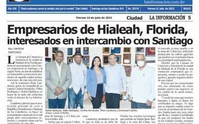  The Hialeah Chamber of Commerce and industries manages an approach with the Santiago business